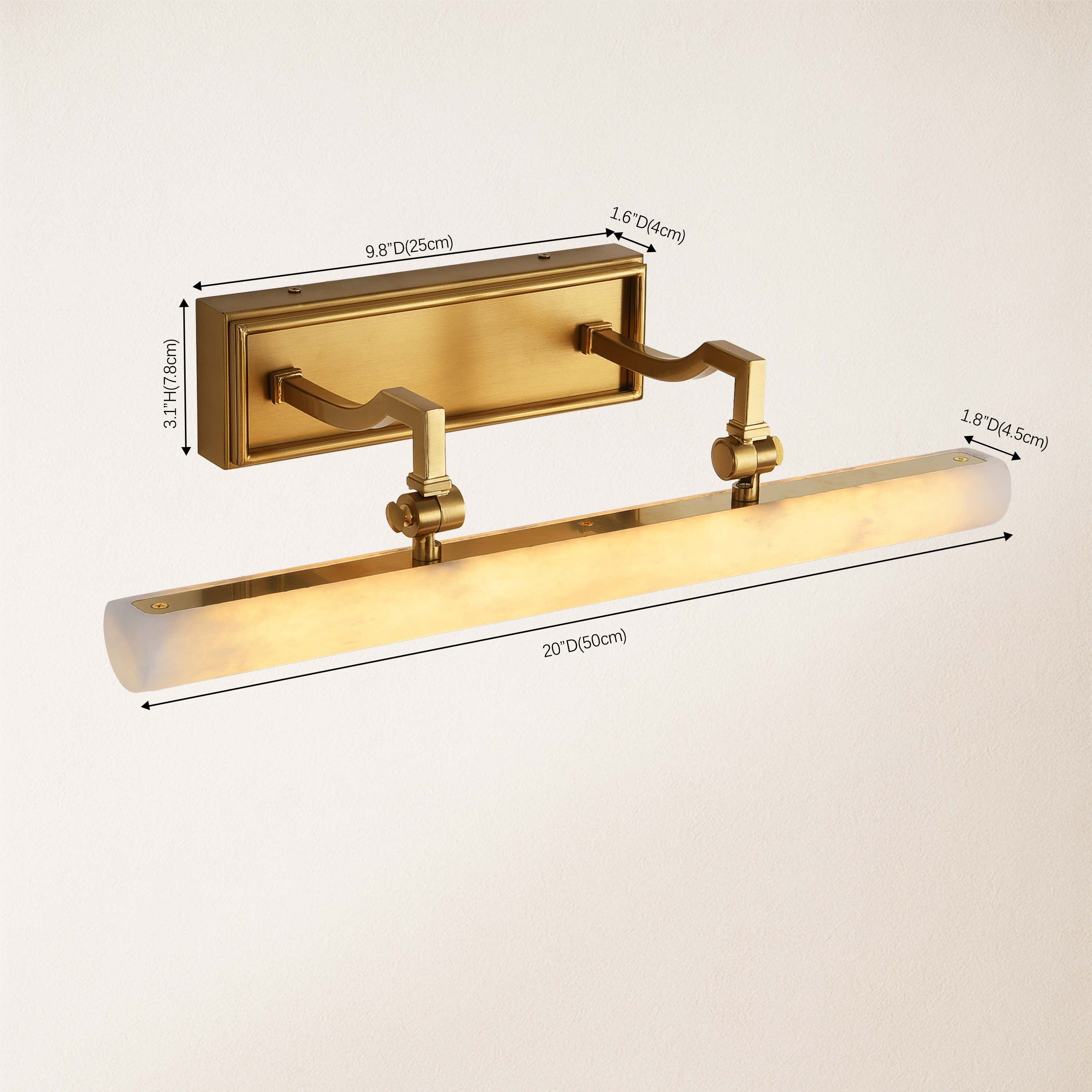 Nimbus Alabaster Picture Light 20"