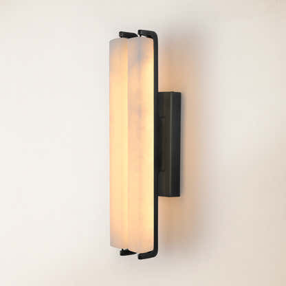 Clara Glow Alabaster Double Wall Sconce 19"H