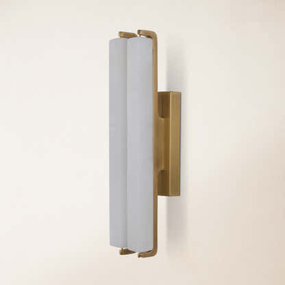 Clara Glow Alabaster Double Wall Sconce 19"H