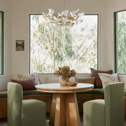 Twilight Branches Ceramic Glow Round Chandelier 32"D