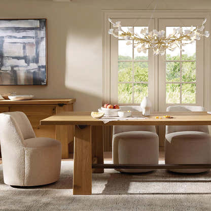 Twilight Branches Ceramic Glow Rectangular Chandelier 55"