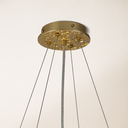 Twilight Branches Ceramic Glow Round Chandelier 32"D