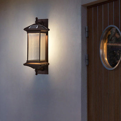 Prismyn IP55 Waterproof Solar Outdoor Wall Light