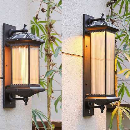Prismyn IP55 Waterproof Solar Outdoor Wall Light