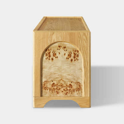 Aurora Oak Media Console 80"