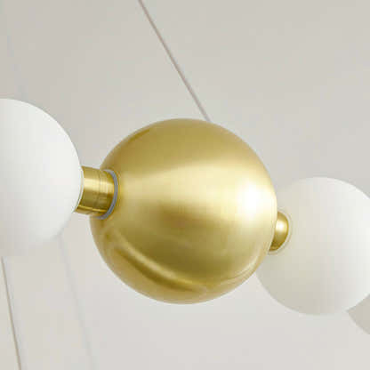 Velora Pearl Bead Round Chandelier 16.5"D